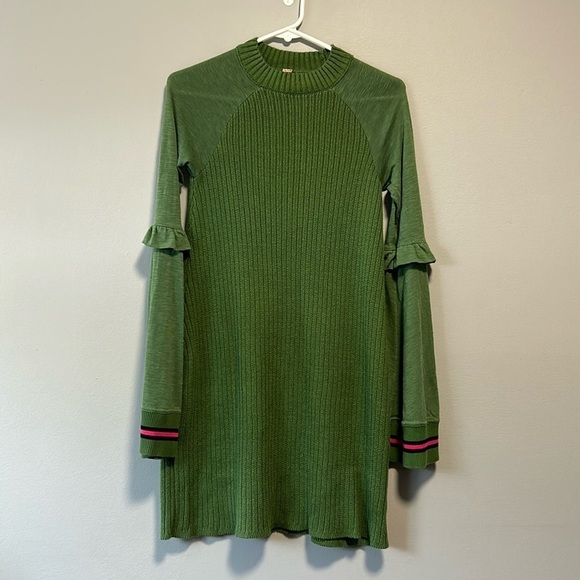 Free People Zou Bisou Knit Sweater Dress - Picture 3 of 16